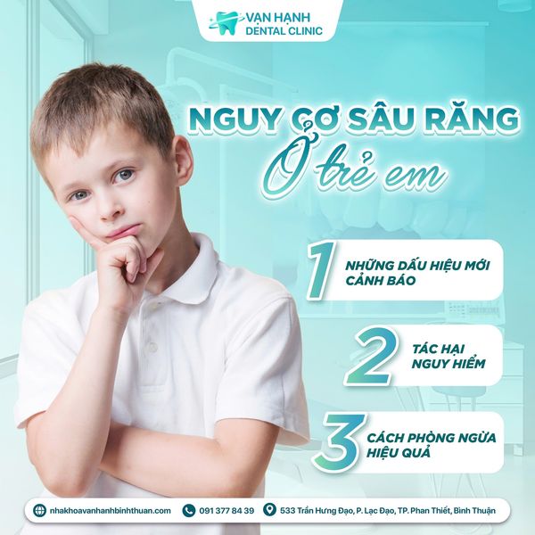 NGUY CƠ SÂU RĂNG Ở TRẺ